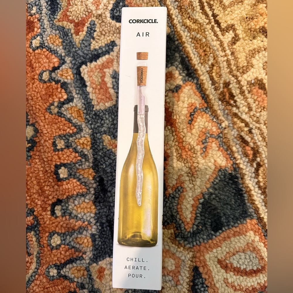 Corkcicle Air Wine Chiller with Cork Top